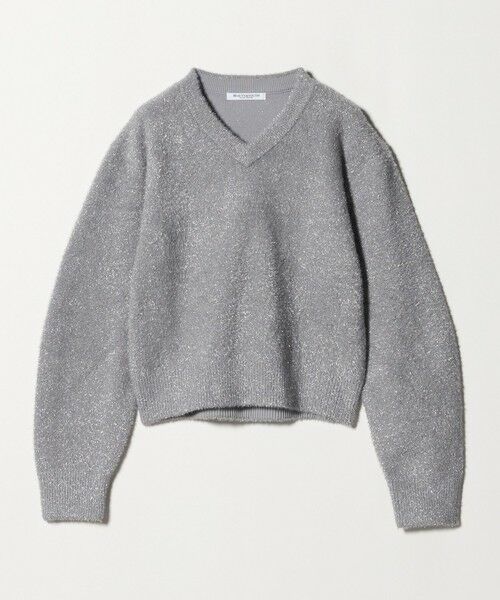 BEAUTY&YOUTH UNITED ARROWS / ビューティー&ユース ユナイテッドアローズ ニット・セーター | ラメフェザー Vネックニットプルオーバー | 詳細15