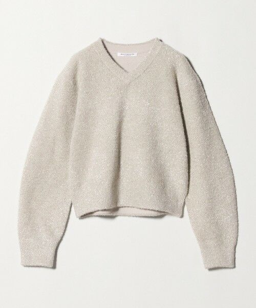 BEAUTY&YOUTH UNITED ARROWS / ビューティー&ユース ユナイテッドアローズ ニット・セーター | ラメフェザー Vネックニットプルオーバー | 詳細26