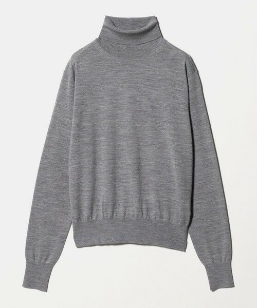 BEAUTY&YOUTH UNITED ARROWS / ビューティー&ユース ユナイテッドアローズ ニット・セーター | ウールポリエステル ハイゲージタートルネックニット ウォッシャブル | 詳細4