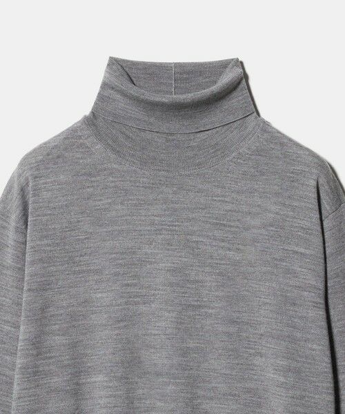 BEAUTY&YOUTH UNITED ARROWS / ビューティー&ユース ユナイテッドアローズ ニット・セーター | ウールポリエステル ハイゲージタートルネックニット ウォッシャブル | 詳細6