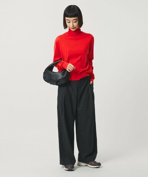 BEAUTY&YOUTH UNITED ARROWS / ビューティー&ユース ユナイテッドアローズ ニット・セーター | ウールポリエステル ハイゲージタートルネックニット ウォッシャブル | 詳細13