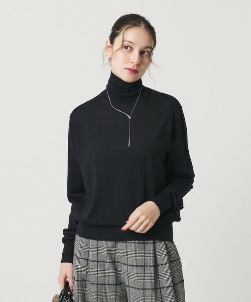 BEAUTY&YOUTH UNITED ARROWS / ビューティー&ユース ユナイテッドアローズ ニット・セーター | ウールポリエステル ハイゲージタートルネックニット ウォッシャブル | 詳細19