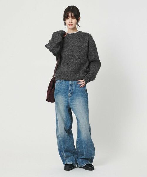 BEAUTY&YOUTH UNITED ARROWS / ビューティー&ユース ユナイテッドアローズ ニット・セーター | ウールブレンド シルクネップ ニットプルオーバー | 詳細3