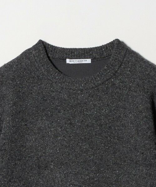 BEAUTY&YOUTH UNITED ARROWS / ビューティー&ユース ユナイテッドアローズ ニット・セーター | ウールブレンド シルクネップ ニットプルオーバー | 詳細9