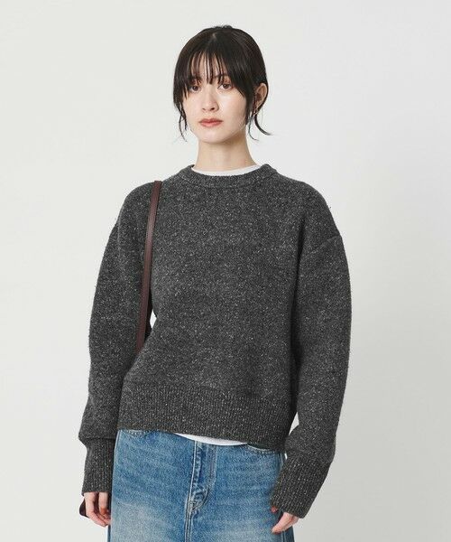 BEAUTY&YOUTH UNITED ARROWS / ビューティー&ユース ユナイテッドアローズ ニット・セーター | ウールブレンド シルクネップ ニットプルオーバー | 詳細1