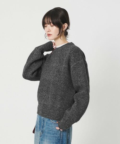 BEAUTY&YOUTH UNITED ARROWS / ビューティー&ユース ユナイテッドアローズ ニット・セーター | ウールブレンド シルクネップ ニットプルオーバー | 詳細2