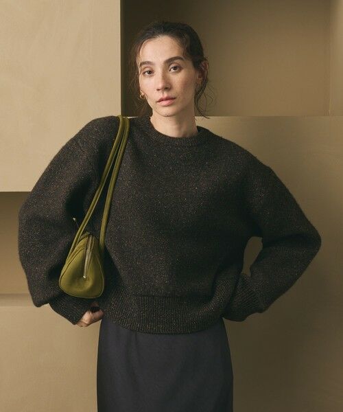 BEAUTY&YOUTH UNITED ARROWS / ビューティー&ユース ユナイテッドアローズ ニット・セーター | ウールブレンド シルクネップ ニットプルオーバー | 詳細15