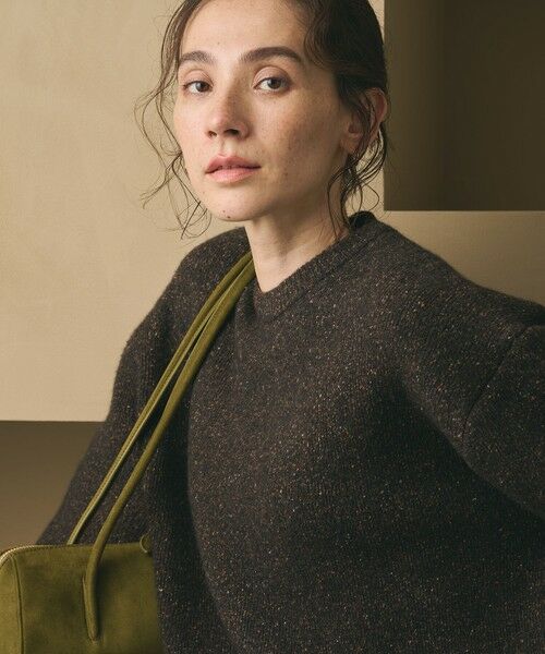 BEAUTY&YOUTH UNITED ARROWS / ビューティー&ユース ユナイテッドアローズ ニット・セーター | ウールブレンド シルクネップ ニットプルオーバー | 詳細17