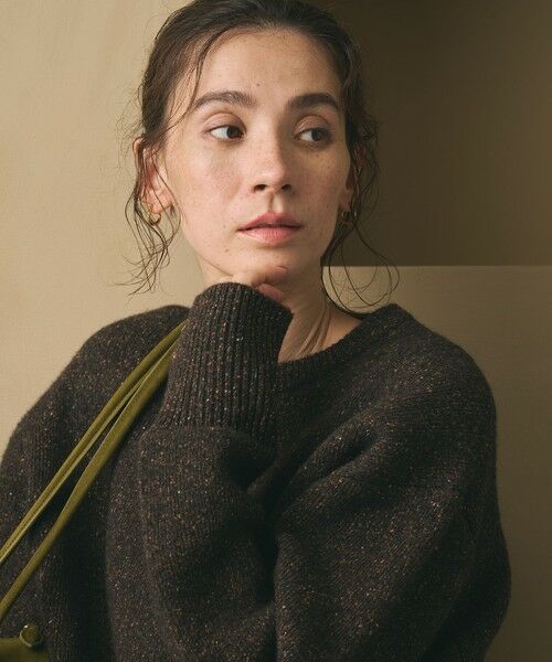 BEAUTY&YOUTH UNITED ARROWS / ビューティー&ユース ユナイテッドアローズ ニット・セーター | ウールブレンド シルクネップ ニットプルオーバー | 詳細18