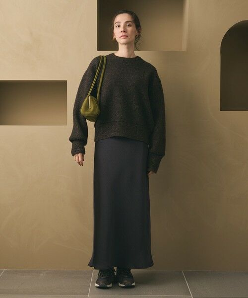 BEAUTY&YOUTH UNITED ARROWS / ビューティー&ユース ユナイテッドアローズ ニット・セーター | ウールブレンド シルクネップ ニットプルオーバー | 詳細19