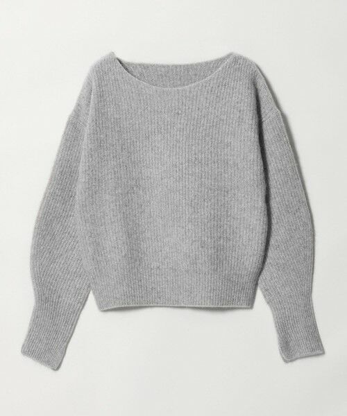 BEAUTY&YOUTH UNITED ARROWS / ビューティー&ユース ユナイテッドアローズ ニット・セーター | フォックスブレンド ボリュームスリーブ ボートネックニットプルオーバー | 詳細7