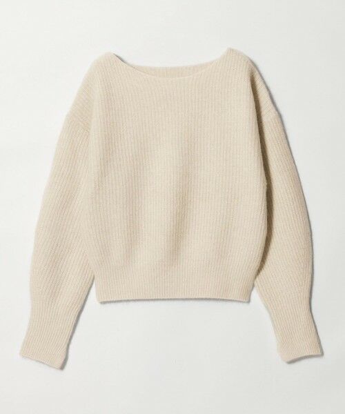 BEAUTY&YOUTH UNITED ARROWS / ビューティー&ユース ユナイテッドアローズ ニット・セーター | フォックスブレンド ボリュームスリーブ ボートネックニットプルオーバー | 詳細15