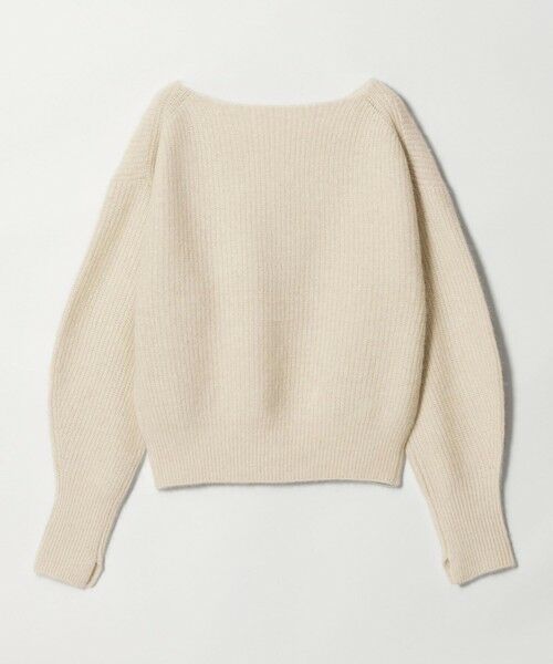 BEAUTY&YOUTH UNITED ARROWS / ビューティー&ユース ユナイテッドアローズ ニット・セーター | フォックスブレンド ボリュームスリーブ ボートネックニットプルオーバー | 詳細16