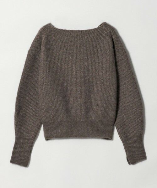 BEAUTY&YOUTH UNITED ARROWS / ビューティー&ユース ユナイテッドアローズ ニット・セーター | フォックスブレンド ボリュームスリーブ ボートネックニットプルオーバー | 詳細24