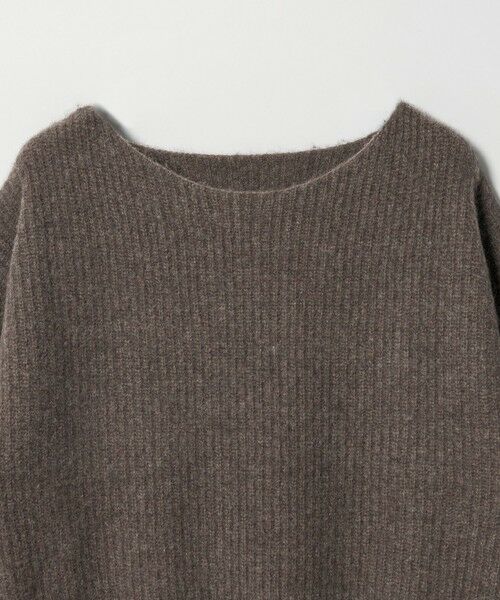 BEAUTY&YOUTH UNITED ARROWS / ビューティー&ユース ユナイテッドアローズ ニット・セーター | フォックスブレンド ボリュームスリーブ ボートネックニットプルオーバー | 詳細25