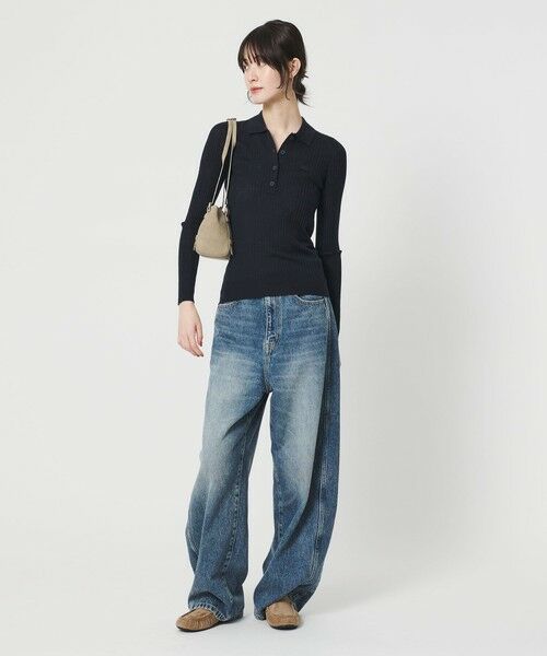 BEAUTY&YOUTH UNITED ARROWS / ビューティー&ユース ユナイテッドアローズ ニット・セーター | ＜LACOSTE＞ポロカラーニットプルオーバー | 詳細3