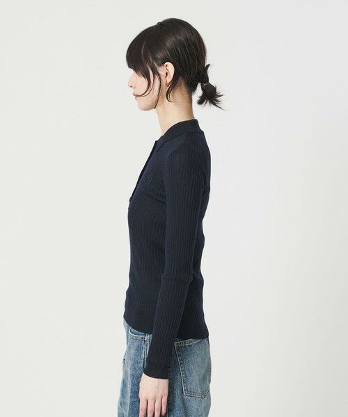 BEAUTY&YOUTH UNITED ARROWS / ビューティー&ユース ユナイテッドアローズ ニット・セーター | ＜LACOSTE＞ポロカラーニットプルオーバー | 詳細5