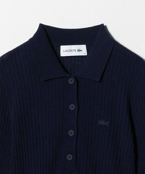 BEAUTY&YOUTH UNITED ARROWS / ビューティー&ユース ユナイテッドアローズ ニット・セーター | ＜LACOSTE＞ポロカラーニットプルオーバー | 詳細9