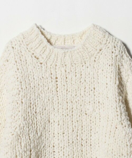 BEAUTY&YOUTH UNITED ARROWS / ビューティー&ユース ユナイテッドアローズ ニット・セーター | 【別注】＜IRONING＞フリンジ ニットプルオーバー | 詳細10