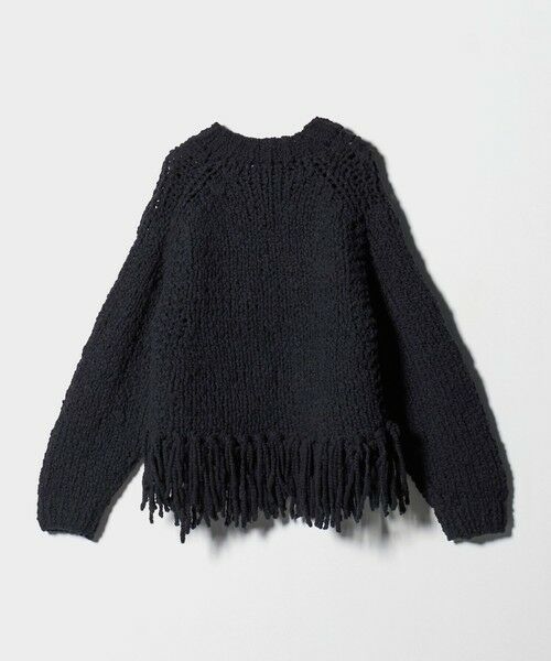 BEAUTY&YOUTH UNITED ARROWS / ビューティー&ユース ユナイテッドアローズ ニット・セーター | 【別注】＜IRONING＞フリンジ ニットプルオーバー | 詳細17