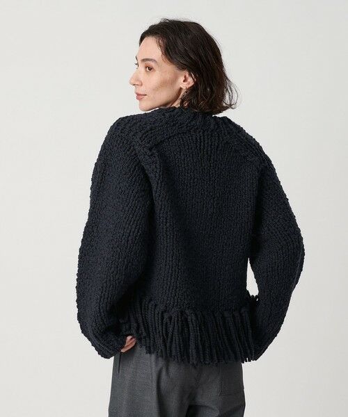 BEAUTY&YOUTH UNITED ARROWS / ビューティー&ユース ユナイテッドアローズ ニット・セーター | 【別注】＜IRONING＞フリンジ ニットプルオーバー | 詳細13