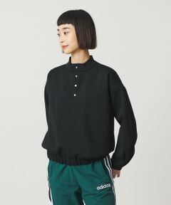 BEAUTY&YOUTH UNITED ARROWS / ビューティー&ユース ユナイテッドアローズ ニット・セーター | 【WEB限定】ポリエステル スナップスタンドプルオーバー