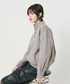 BEAUTY&YOUTH UNITED ARROWS / ビューティー&ユース ユナイテッドアローズ ニット・セーター | 【WEB限定】ポリエステル スナップスタンドプルオーバー
