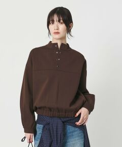 BEAUTY&YOUTH UNITED ARROWS / ビューティー&ユース ユナイテッドアローズ ニット・セーター | 【WEB限定】ポリエステル スナップスタンドプルオーバー