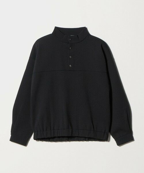 BEAUTY&YOUTH UNITED ARROWS / ビューティー&ユース ユナイテッドアローズ ニット・セーター | 【WEB限定】ポリエステル スナップスタンドプルオーバー | 詳細4