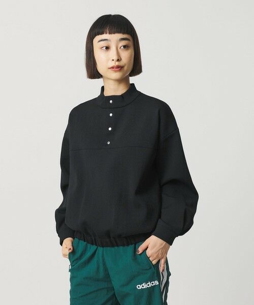 BEAUTY&YOUTH UNITED ARROWS / ビューティー&ユース ユナイテッドアローズ ニット・セーター | 【WEB限定】ポリエステル スナップスタンドプルオーバー | 詳細2