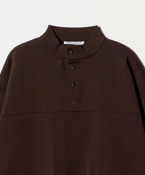 BEAUTY&YOUTH UNITED ARROWS / ビューティー&ユース ユナイテッドアローズ ニット・セーター | 【WEB限定】ポリエステル スナップスタンドプルオーバー | 詳細23