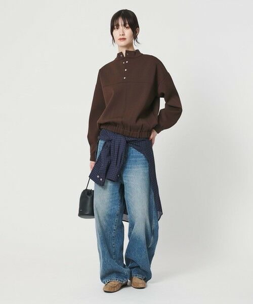 BEAUTY&YOUTH UNITED ARROWS / ビューティー&ユース ユナイテッドアローズ ニット・セーター | 【WEB限定】ポリエステル スナップスタンドプルオーバー | 詳細17