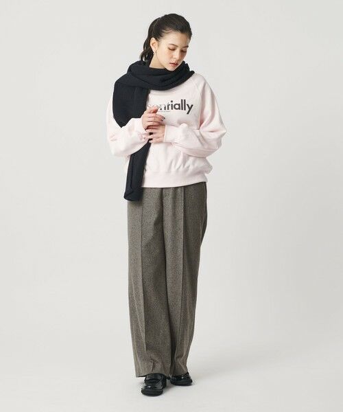BEAUTY&YOUTH UNITED ARROWS / ビューティー&ユース ユナイテッドアローズ スラックス・ドレスパンツ | 毛ポリエステル フランネルパンツ | 詳細3