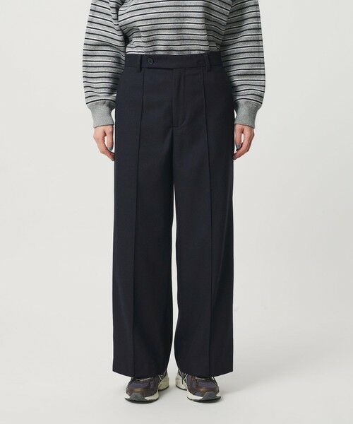 BEAUTY&YOUTH UNITED ARROWS / ビューティー&ユース ユナイテッドアローズ スラックス・ドレスパンツ | 毛ポリエステル フランネルパンツ | 詳細16