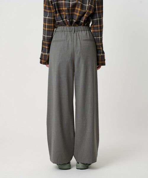 BEAUTY&YOUTH UNITED ARROWS / ビューティー&ユース ユナイテッドアローズ その他パンツ | 毛ポリエステルレーヨンブレンド ワイドタックパンツ | 詳細20