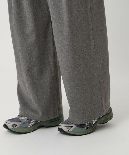 BEAUTY&YOUTH UNITED ARROWS / ビューティー&ユース ユナイテッドアローズ その他パンツ | 毛ポリエステルレーヨンブレンド ワイドタックパンツ | 詳細24