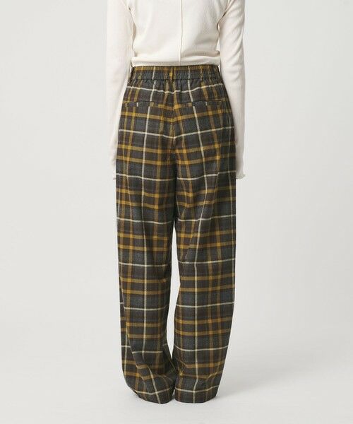 BEAUTY&YOUTH UNITED ARROWS / ビューティー&ユース ユナイテッドアローズ その他パンツ | コットンフランネルチェック バックゴムワイドパンツ | 詳細6