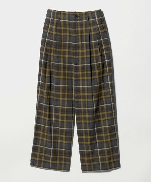 BEAUTY&YOUTH UNITED ARROWS / ビューティー&ユース ユナイテッドアローズ その他パンツ | コットンフランネルチェック バックゴムワイドパンツ | 詳細7