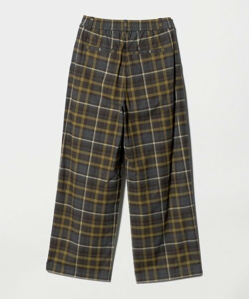 BEAUTY&YOUTH UNITED ARROWS / ビューティー&ユース ユナイテッドアローズ その他パンツ | コットンフランネルチェック バックゴムワイドパンツ | 詳細8