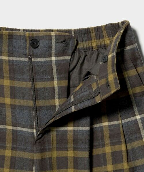 BEAUTY&YOUTH UNITED ARROWS / ビューティー&ユース ユナイテッドアローズ その他パンツ | コットンフランネルチェック バックゴムワイドパンツ | 詳細10