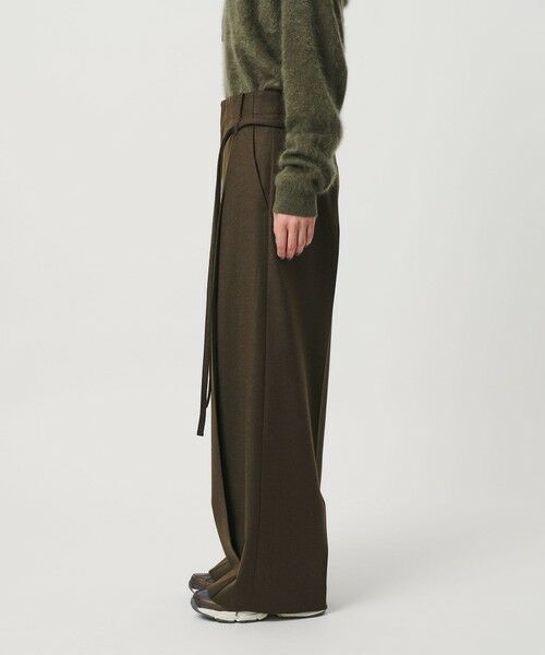 BEAUTY&YOUTH UNITED ARROWS / ビューティー&ユース ユナイテッドアローズ その他パンツ | 毛ブレンド ハイウエスト タックワイドパンツ | 詳細14