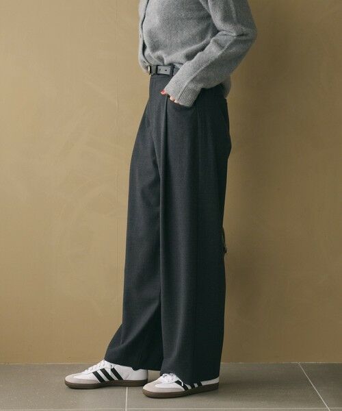 BEAUTY&YOUTH UNITED ARROWS / ビューティー&ユース ユナイテッドアローズ その他パンツ | ウールブレンド ツイルバックゴムパンツ ウォッシャブル | 詳細2