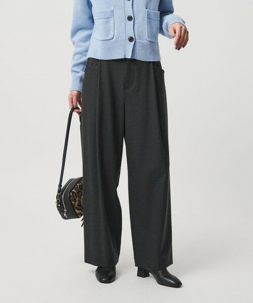 BEAUTY&YOUTH UNITED ARROWS / ビューティー&ユース ユナイテッドアローズ その他パンツ | ウールブレンド ツイルバックゴムパンツ ウォッシャブル | 詳細5