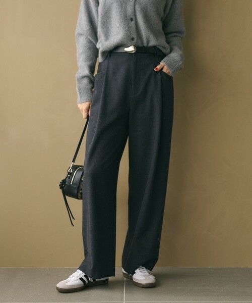 BEAUTY & YOUTH UNITED ARROWS/ビューティー&ユース ユナイテッドアローズ ウールブレンド ツイルバックゴムパンツ ウォッシャブル DK. GRAY XS BEAUTY & YOUTH UNITED ARROWS/ビューティー&ユース ユナイテッドアローズ ウールブレンド ツイルバックゴムパンツ ウォッシャブル DK. GRAY XS