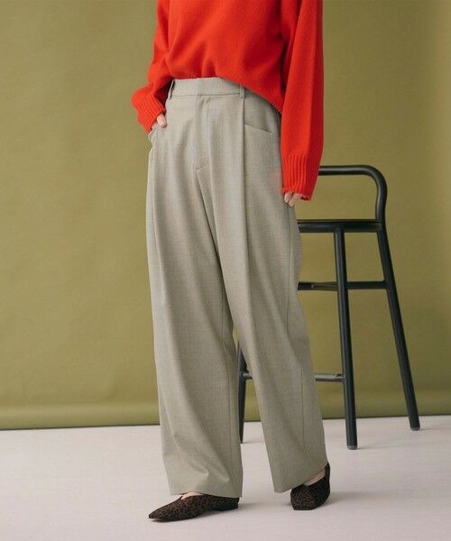 BEAUTY&YOUTH UNITED ARROWS / ビューティー&ユース ユナイテッドアローズ その他パンツ | ウールブレンド ツイルバックゴムパンツ ウォッシャブル | 詳細15