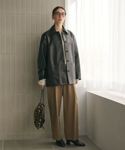 BEAUTY&YOUTH UNITED ARROWS / ビューティー&ユース ユナイテッドアローズ その他パンツ | ウールブレンド ツイルバックゴムパンツ ウォッシャブル | 詳細20