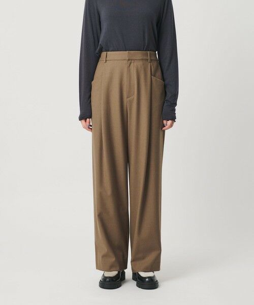 BEAUTY&YOUTH UNITED ARROWS / ビューティー&ユース ユナイテッドアローズ その他パンツ | ウールブレンド ツイルバックゴムパンツ ウォッシャブル | 詳細24