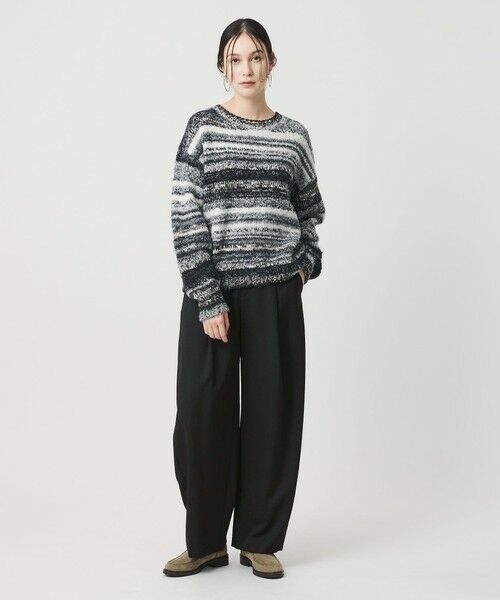 毛ポリエステル カーブパンツ ウォッシャブル （その他パンツ