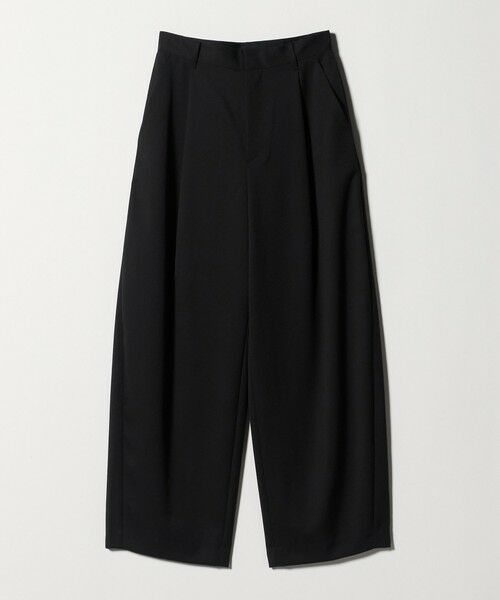 BEAUTY & YOUTH UNITED ARROWS/ビューティー&ユース ユナイテッドアローズ 毛ポリエステル カーブパンツ ウォッシャブル BLACK XS BEAUTY & YOUTH UNITED ARROWS/ビューティー&ユース ユナイテッドアローズ 毛ポリエステル カーブパンツ ウォッシャブル BLACK XS