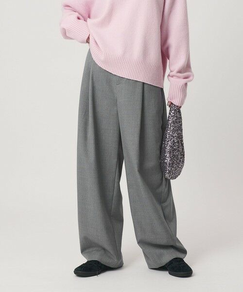 BEAUTY&YOUTH UNITED ARROWS / ビューティー&ユース ユナイテッドアローズ その他パンツ | 毛ポリエステル カーブパンツ ウォッシャブル | 詳細5